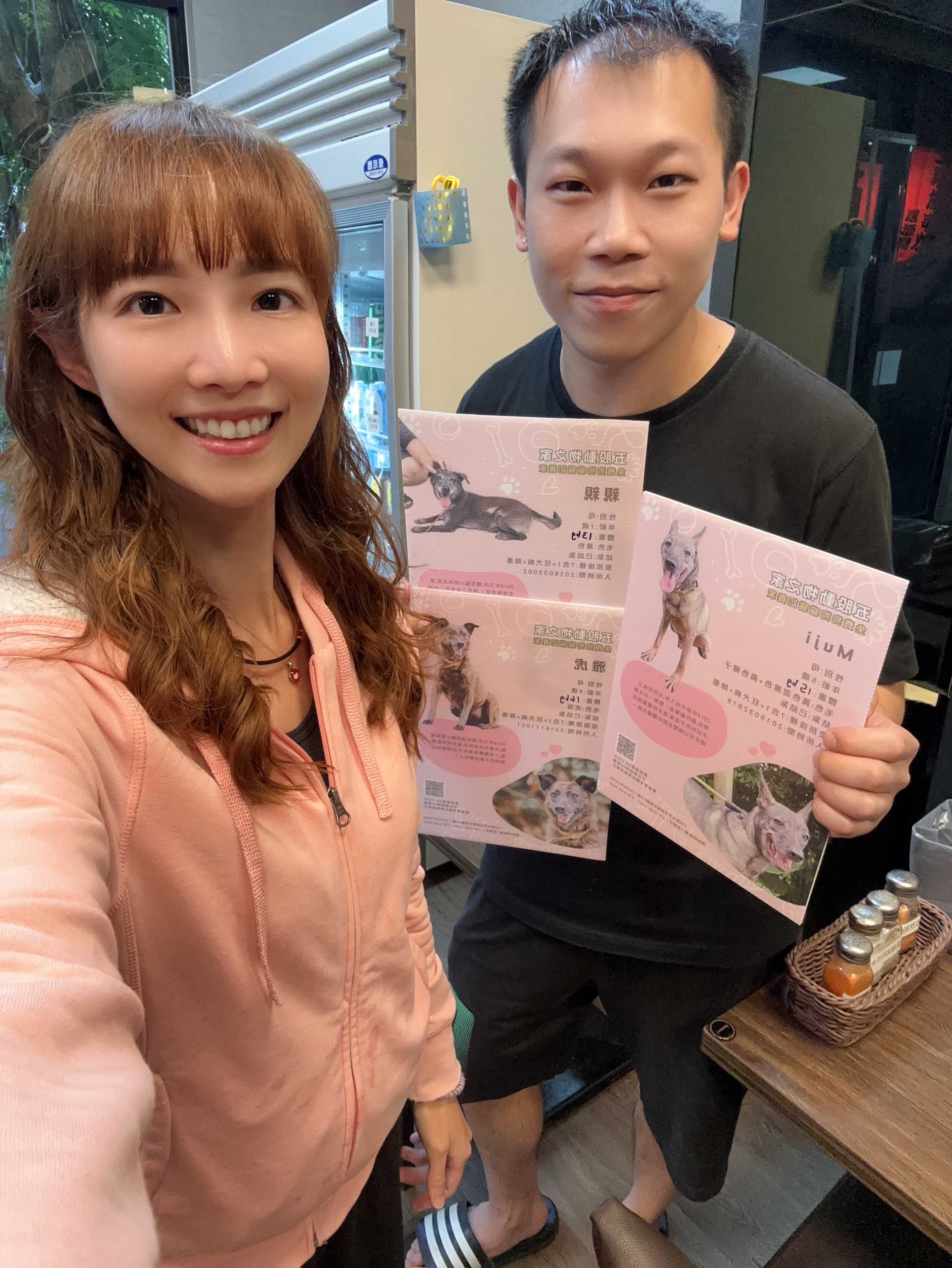 志工江婉綺平時熱衷宣導認養