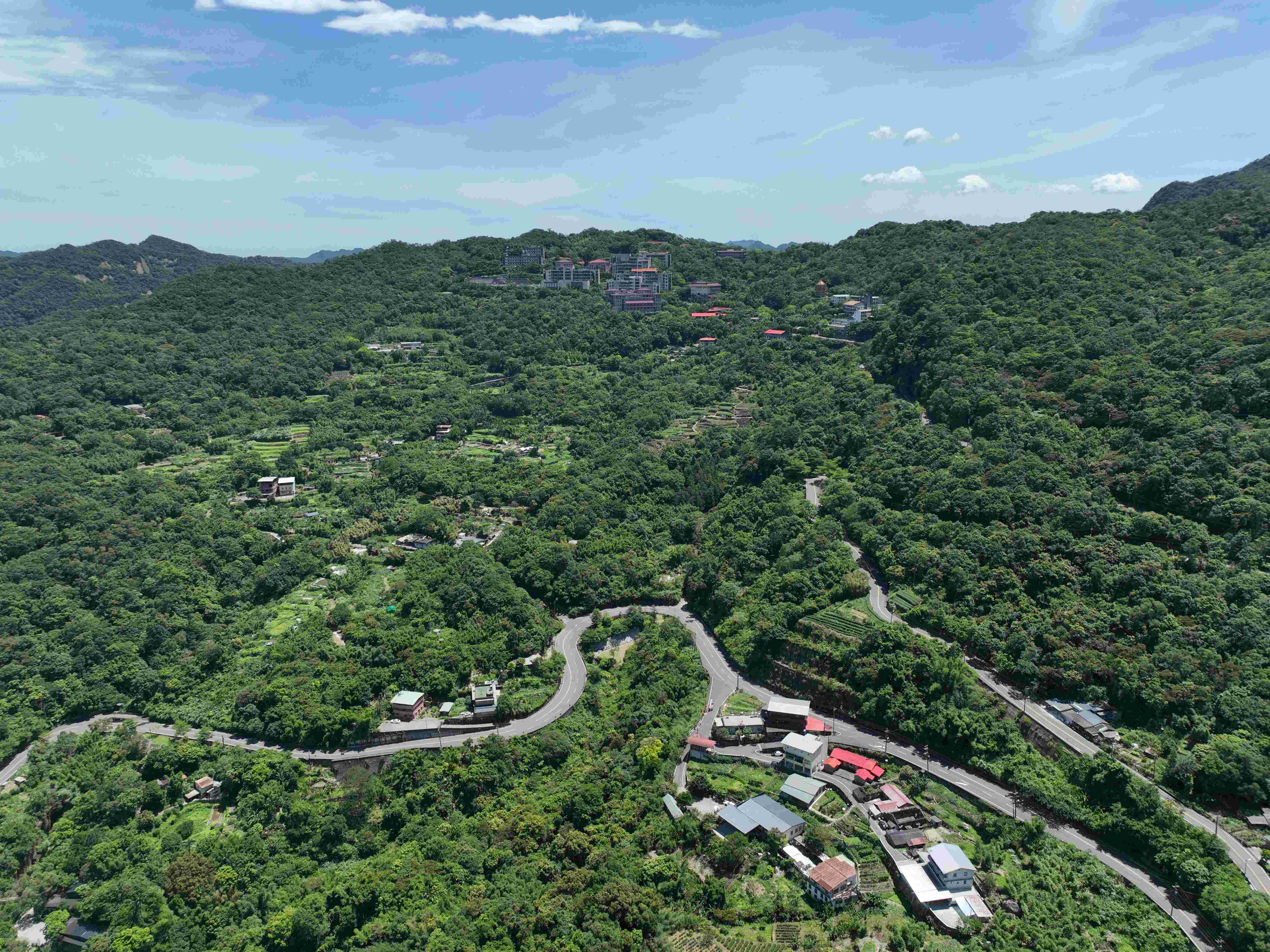 石碇區大崙山空照圖