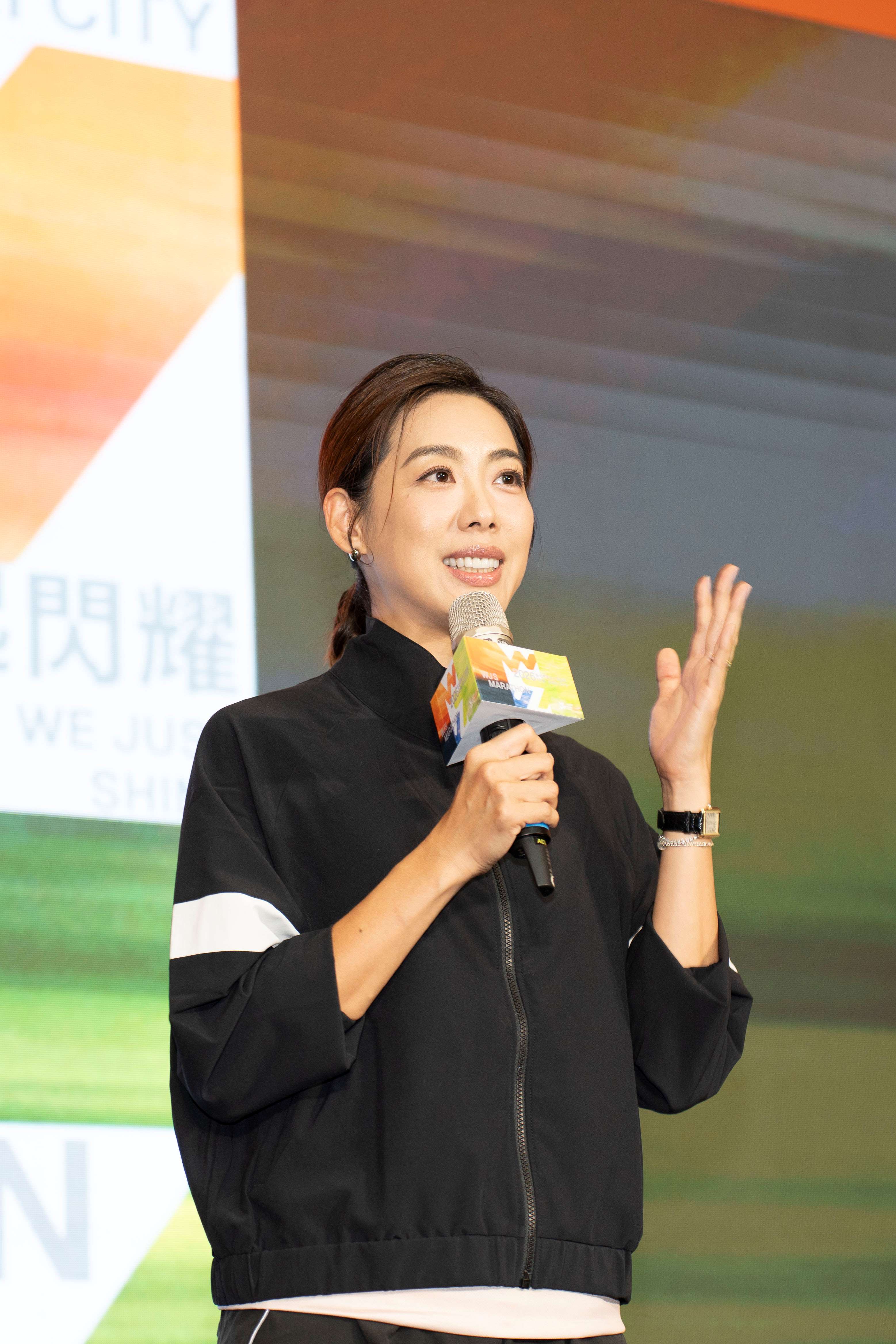  「2026新北市萬金石馬拉松」形象大使林可彤。今年賽事為鼓勵女性朋友們加入路跑行列，挑戰馬組新增的500個名額全部是女性專屬