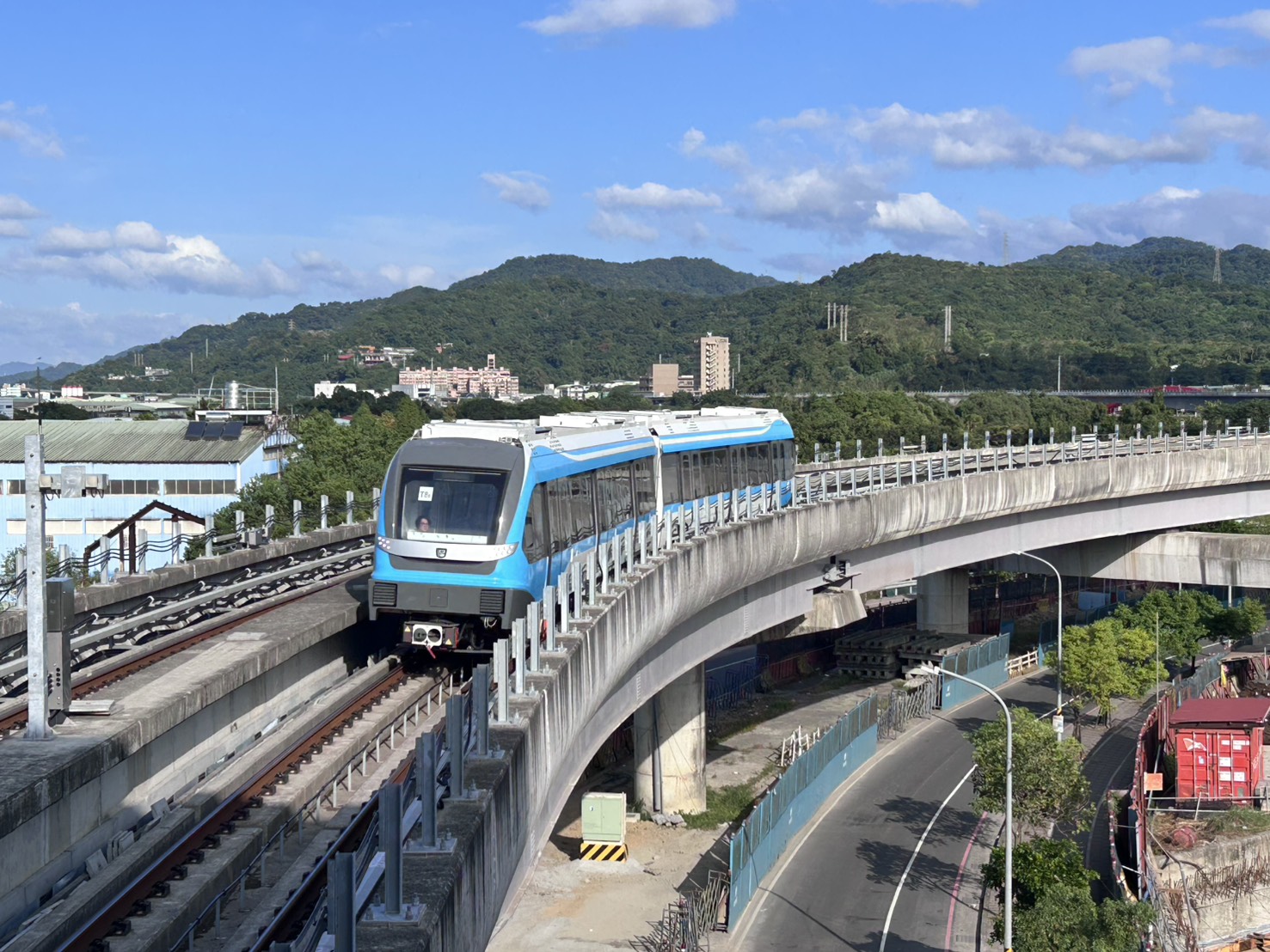 捷運三鶯線全線動態測試中