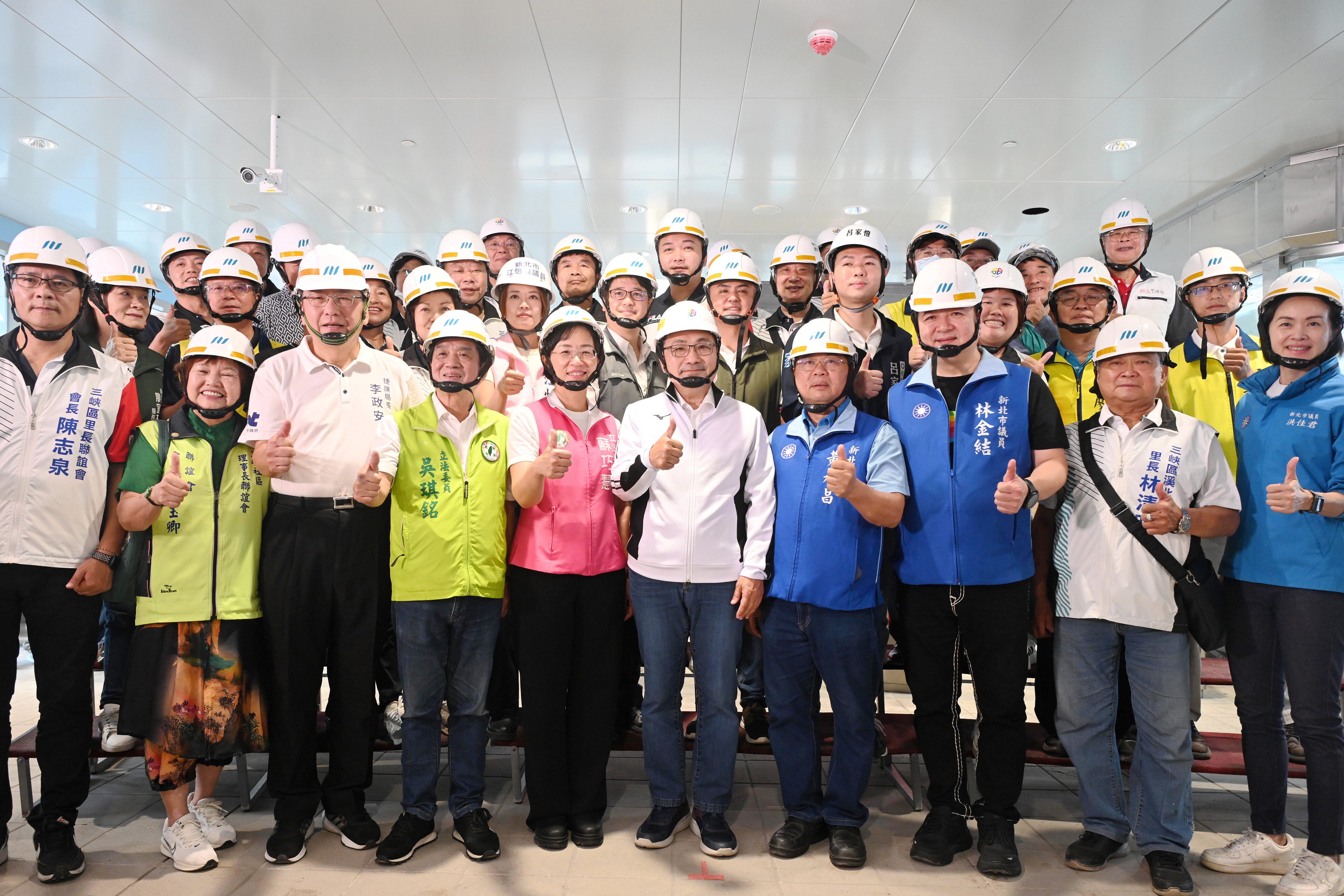 捷運三鶯線力拚今（114）年底順利完工，明年初履勘通過後正式通車