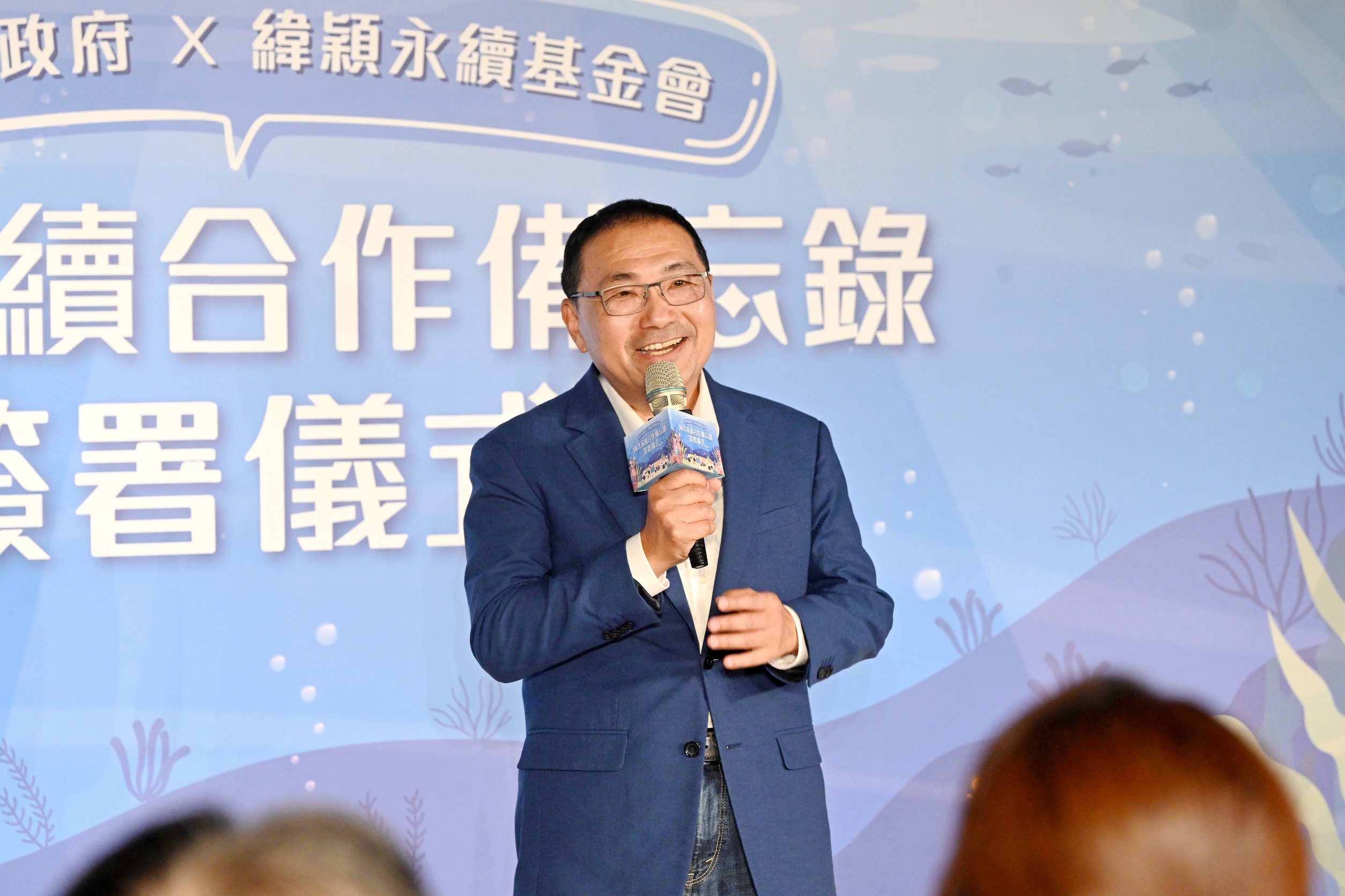 侯友宜表示，珊瑚復育是最具挑戰性的生態工作之一，珊瑚礁被視為海洋生態多樣化的重要指標。