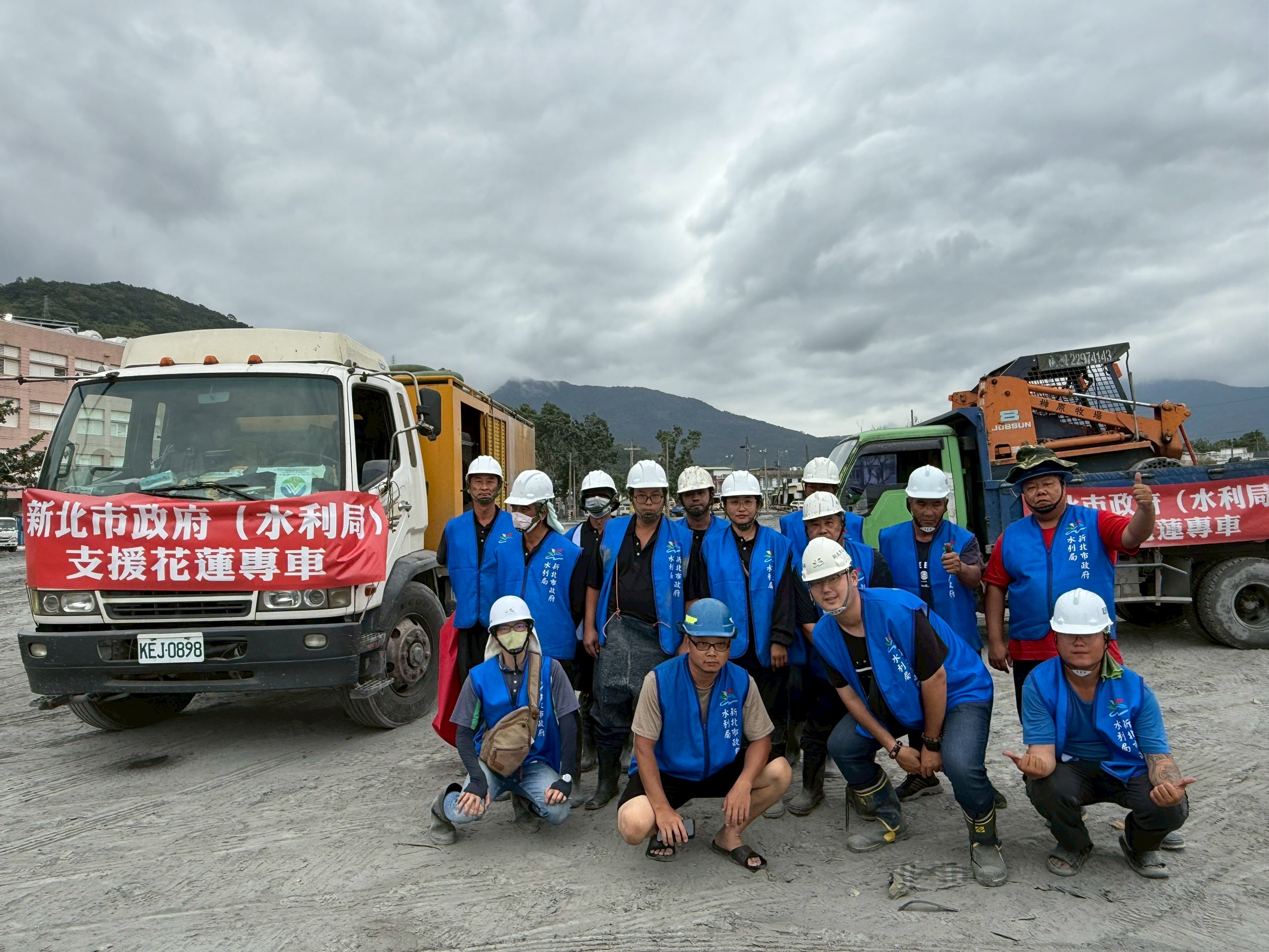 連十天挺進花蓮光復，新北水利局用專業打通淤塞下水道，讓居民可以早點恢復正常生活