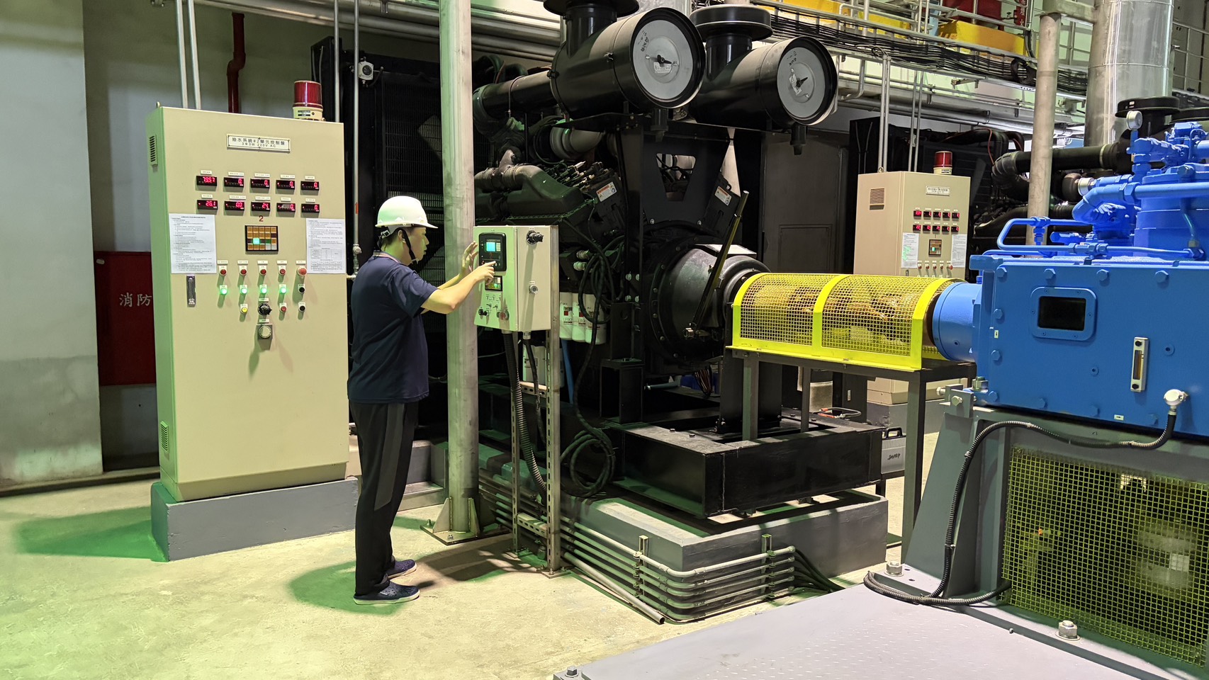 土城抽水站今(28)日9時起進行維護管理之蓄水試抽作業