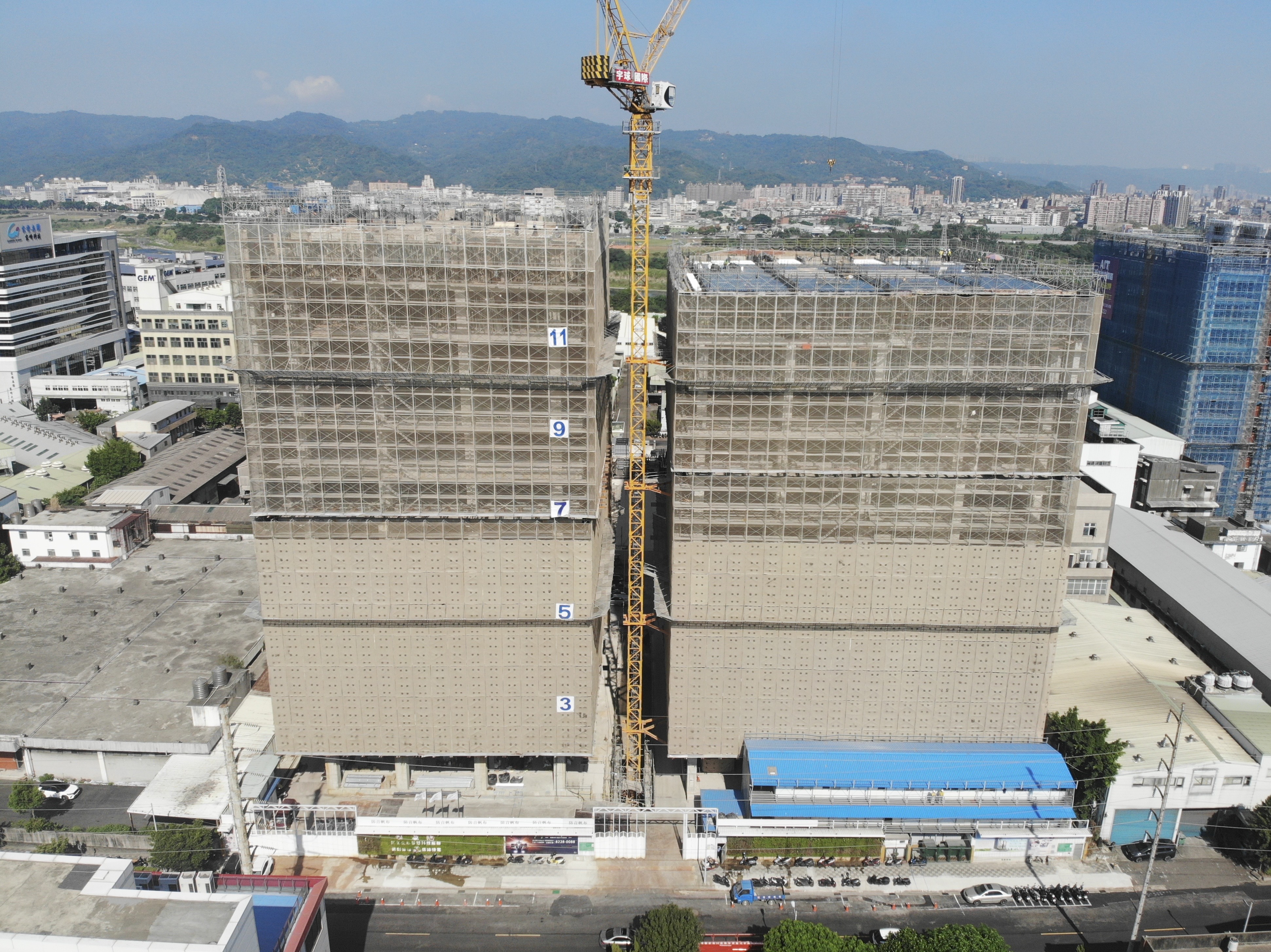 圖說 新北市第三屆「友善建築工地評選活動」得獎名單揭曉，一般建築組由花王企業土城廠辦B案新建工程奪冠。