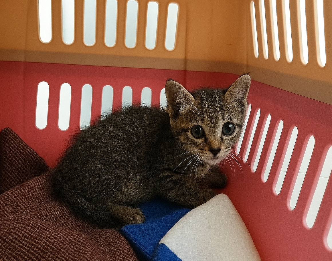 民眾熱心協助救援生病的浪貓，新北市動保處即刻前往救援.