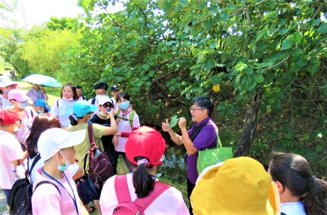 許家偉志工投入濕地導覽、生態保育與環教推廣