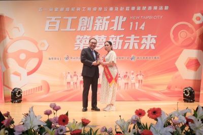 印尼籍模範移工獲獎者雅妮