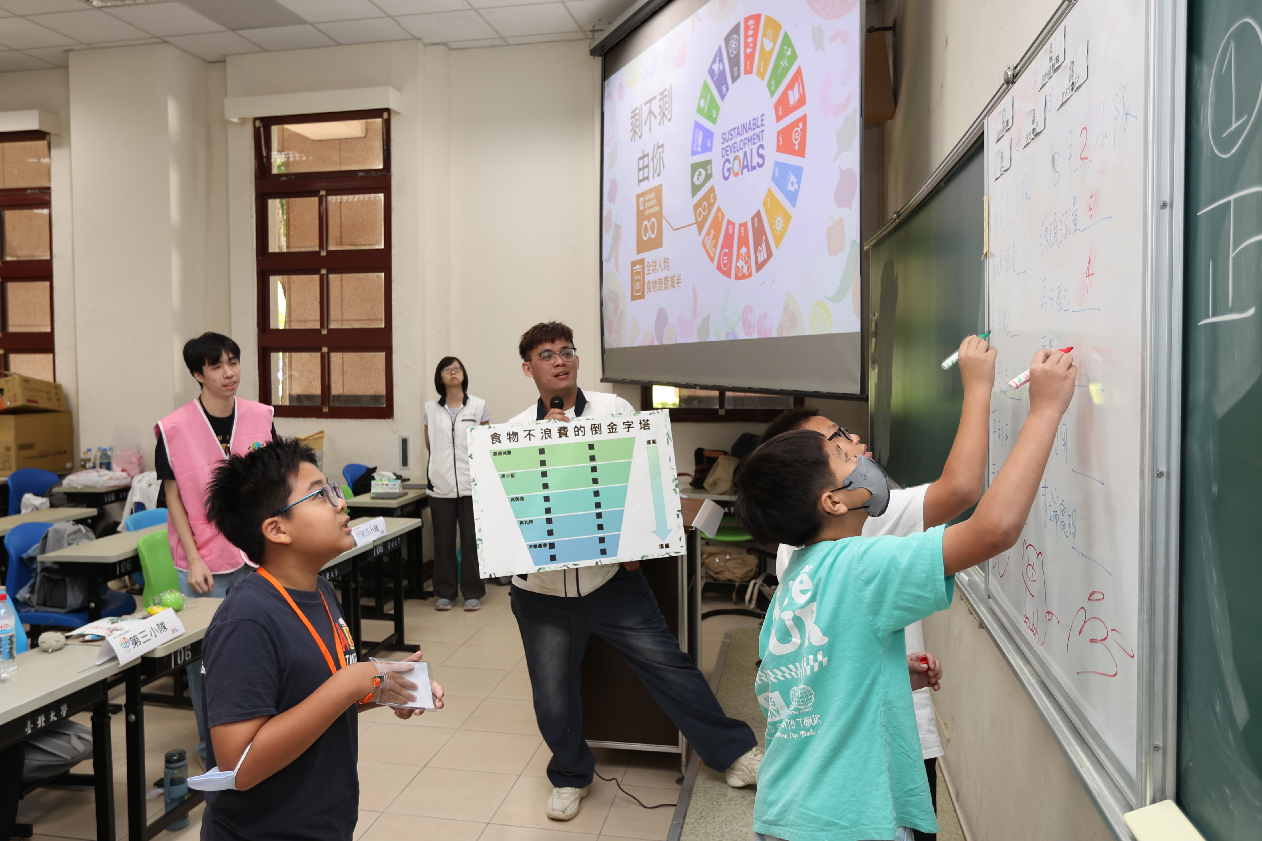 「不要讓地球邊吃邊掉」課程，以惜食為主題，強調「格外品」的價值，減少浪費