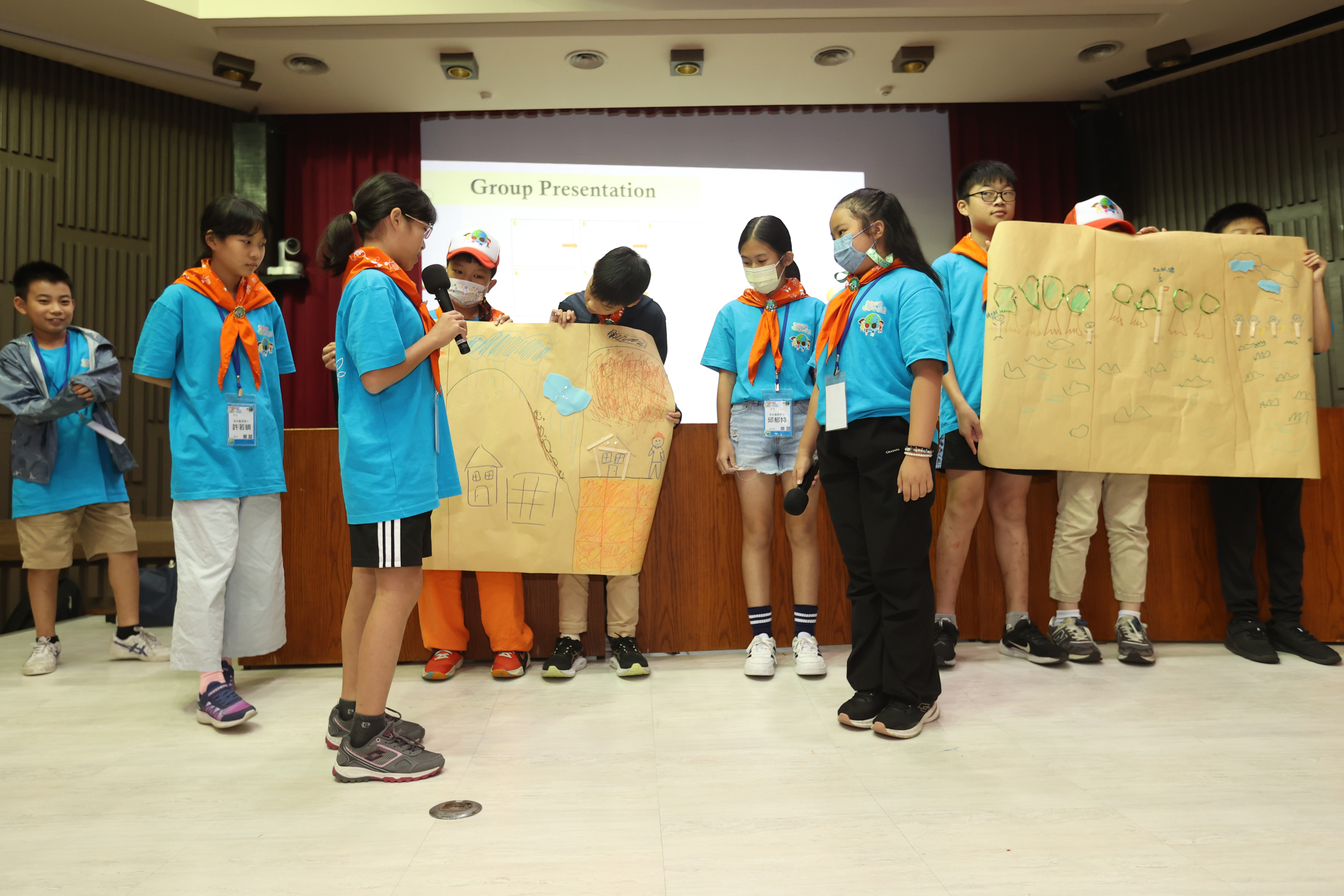 學員們化身為「淨零生活設計師」，以分組合作方式完成「我的淨零提案」，並以簡報與海報發表成果