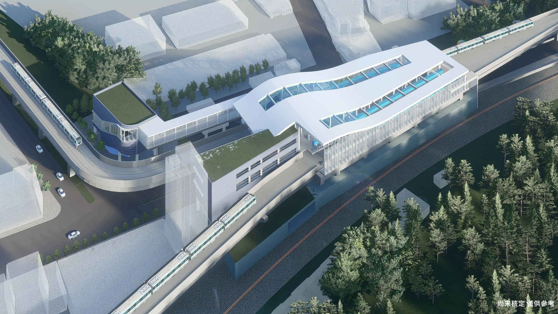 基隆捷運SB34站模擬圖