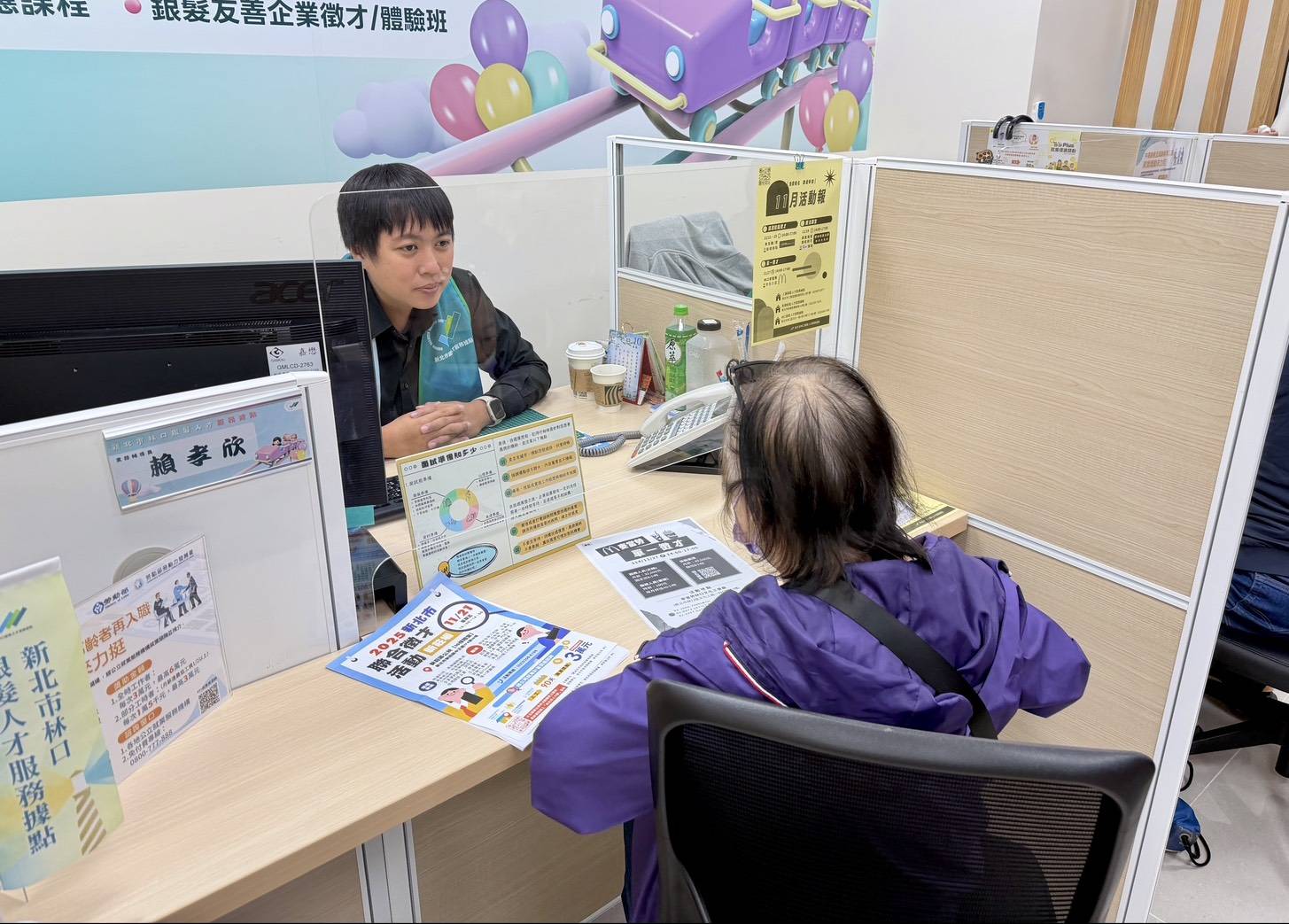  銀髮據點提供民眾諮詢