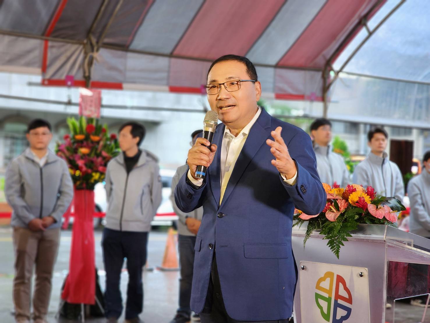 侯友宜市長主持瑞芳地政事務所暨衛生所聯合大樓動土典禮，期許工程如質如期完工。