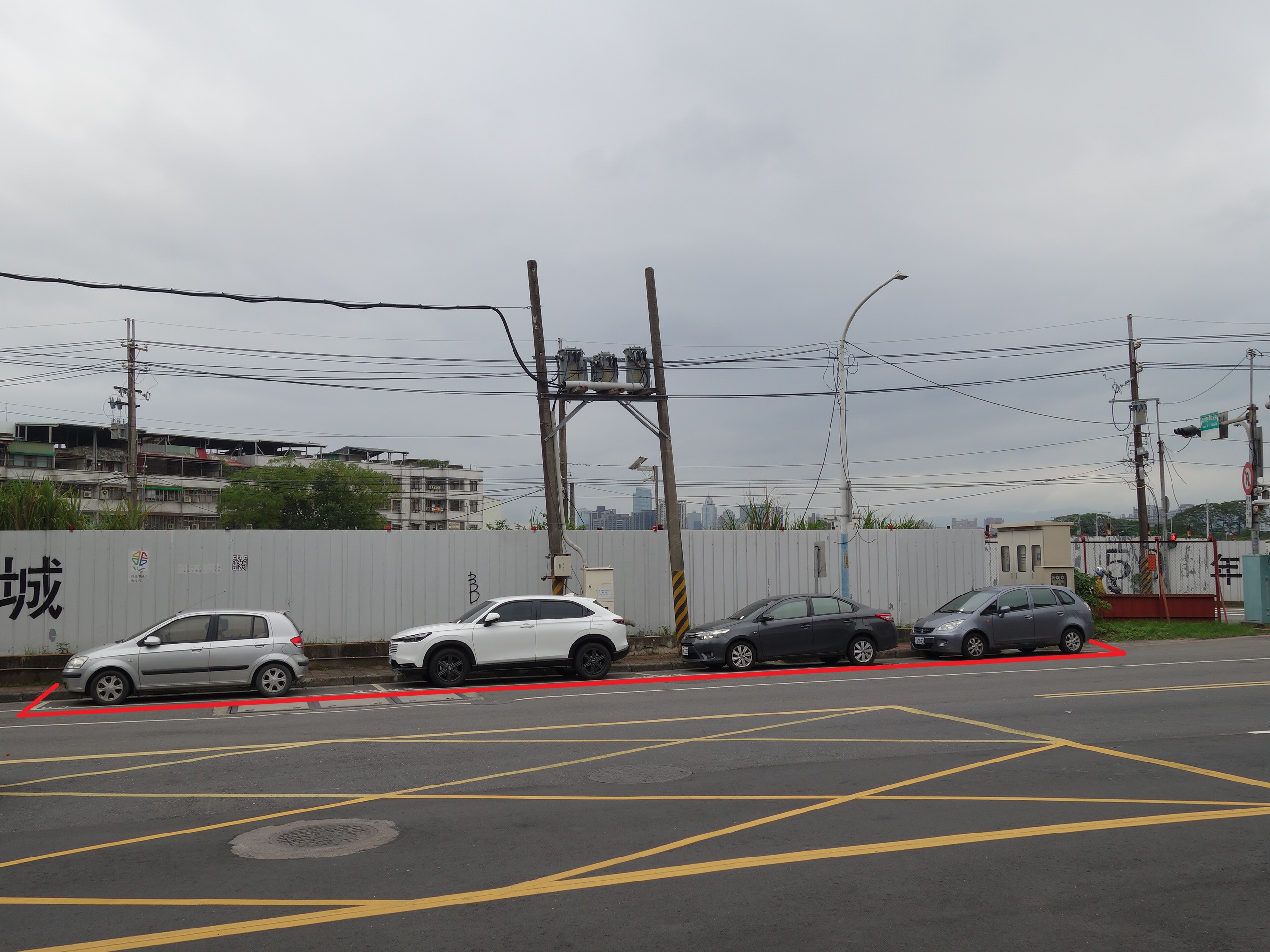 新莊建國一路施工期間4個路邊停車格將暫停使用