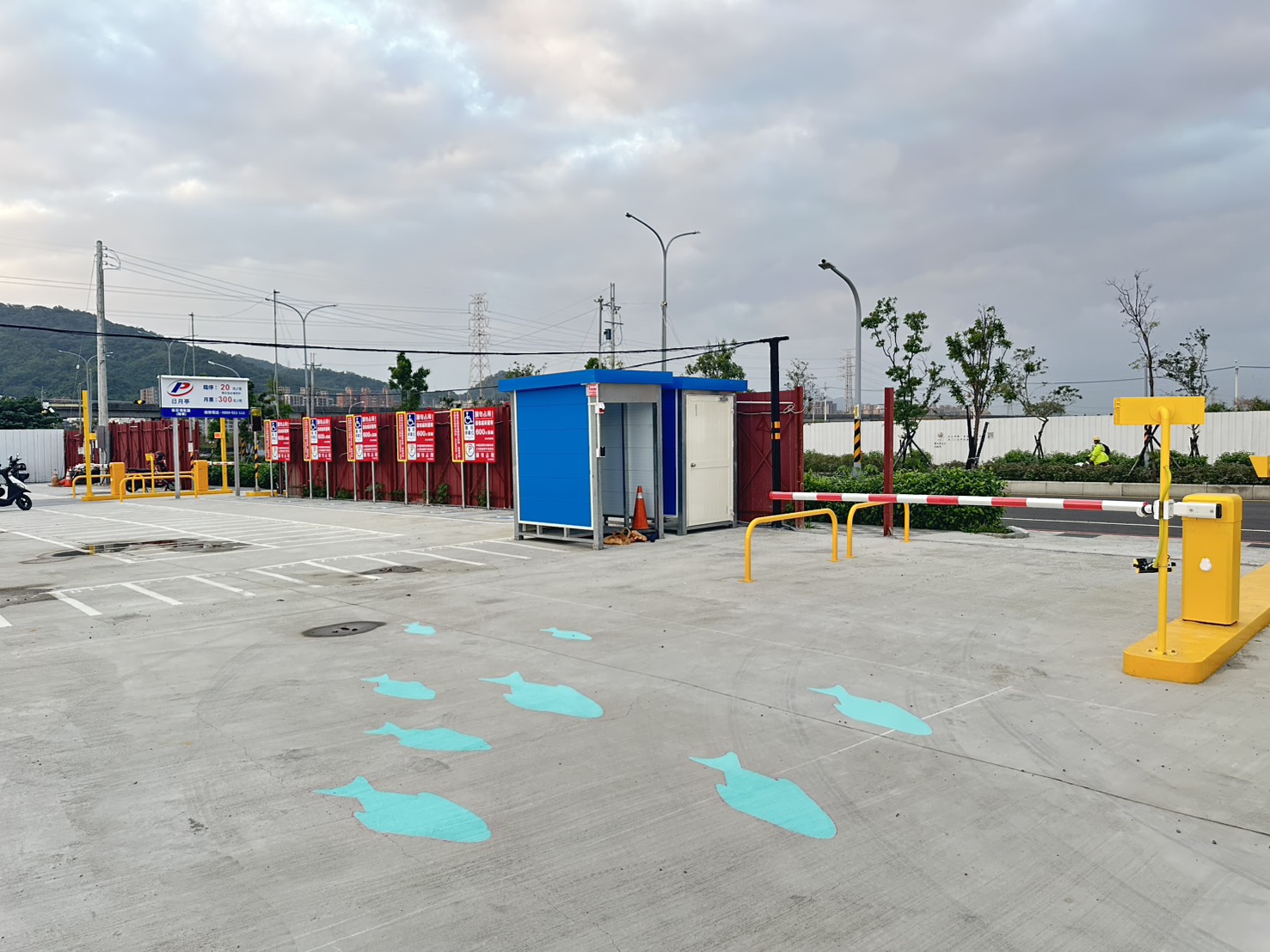 新莊區領航路平面停車場