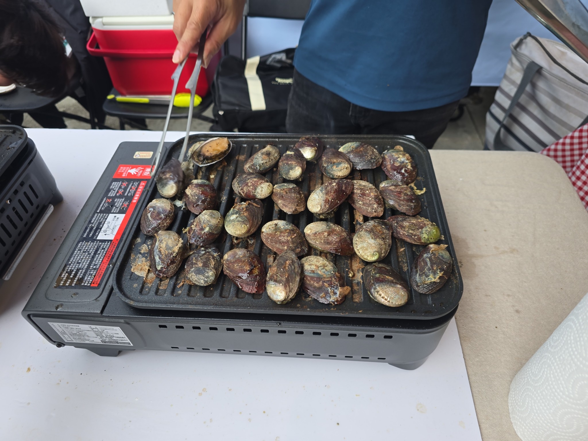 11月29日當日限量100份烤鮮九孔