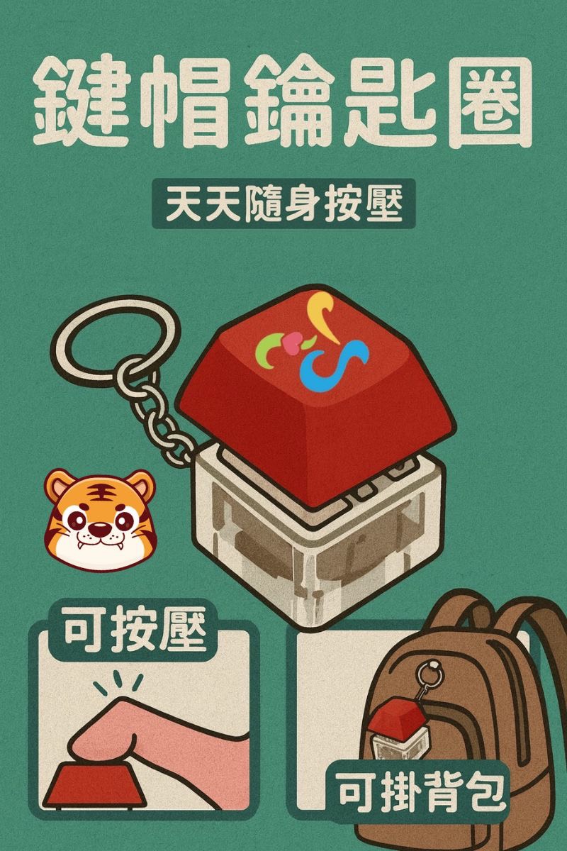 自12月2日起至12月31日止，年滿18歲且設籍新北市的市民，就有機會前往新北市戶政事務所參加「行動自然人憑證快閃活動」，每日戶所限量前10名民眾可免費申辦行動自然人憑證，並可獲得限量「鍵帽紓壓鑰匙圈」1個(圖1)。