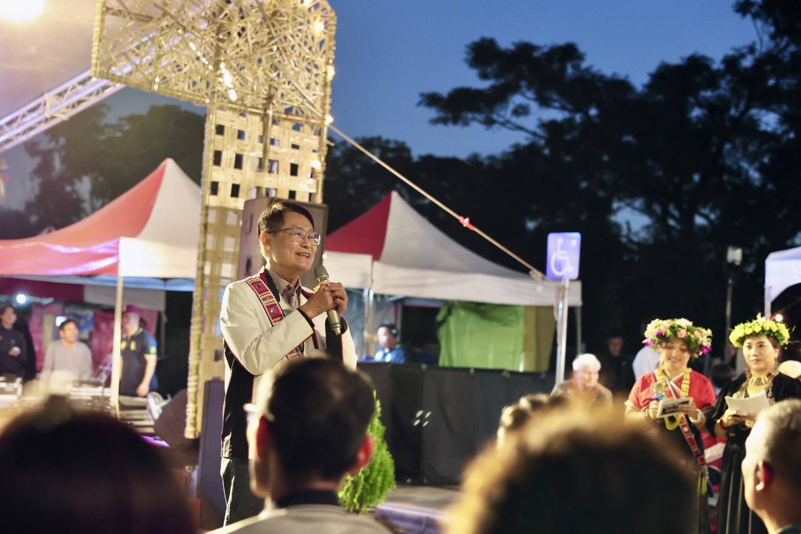 ▲新北市副市長陳純敬致詞。(圖/新北市政府原民局提供)