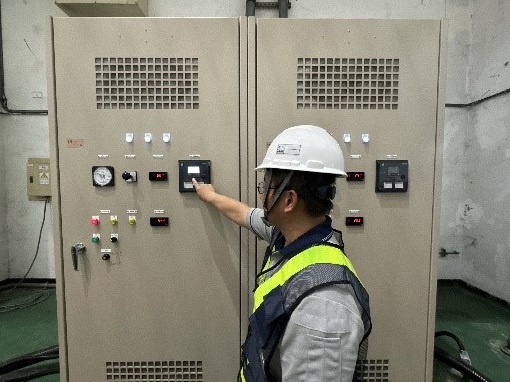 汐止污水抽水機儀控測試功能正常