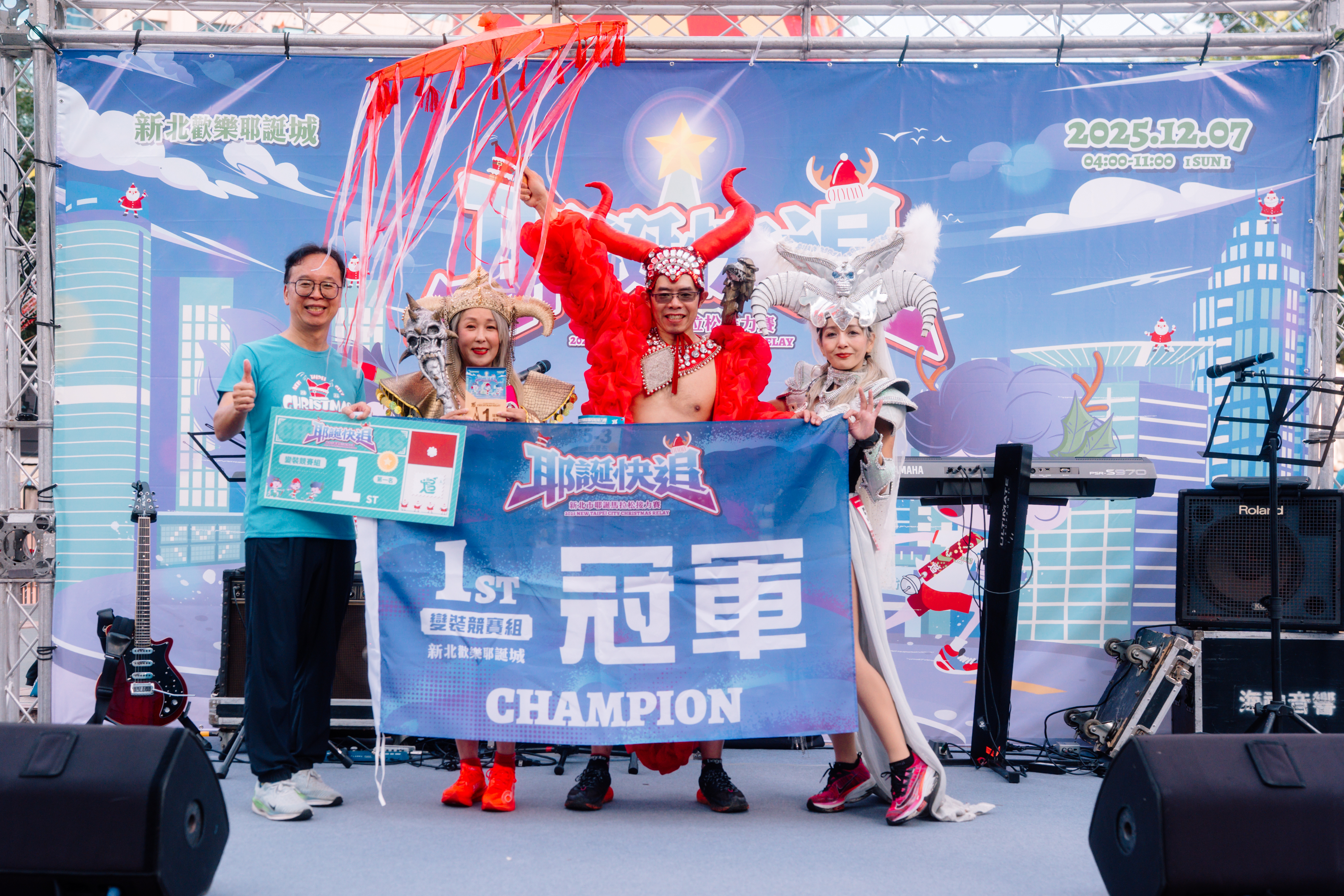 「了不起的夏布夏布」扮演西遊記系列獲得變裝組冠軍