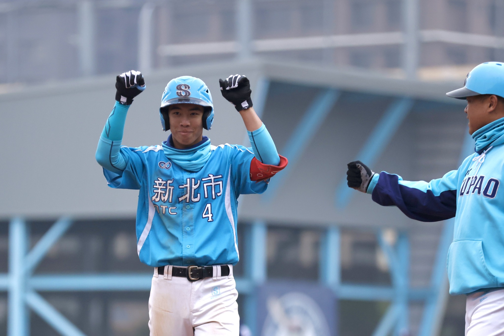 2025新北富邦U18棒球賽 新北市藍隊由穀保家商組成 隊長張乙安扛起中心棒次