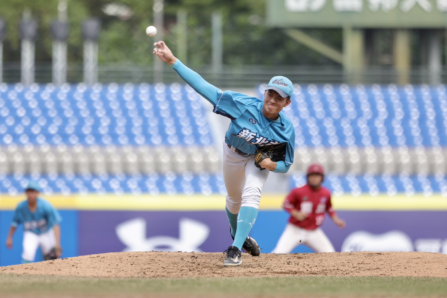  2025新北富邦U18冠軍戰新北藍隊先發饒又語展現強大火力壓制對手雲林縣