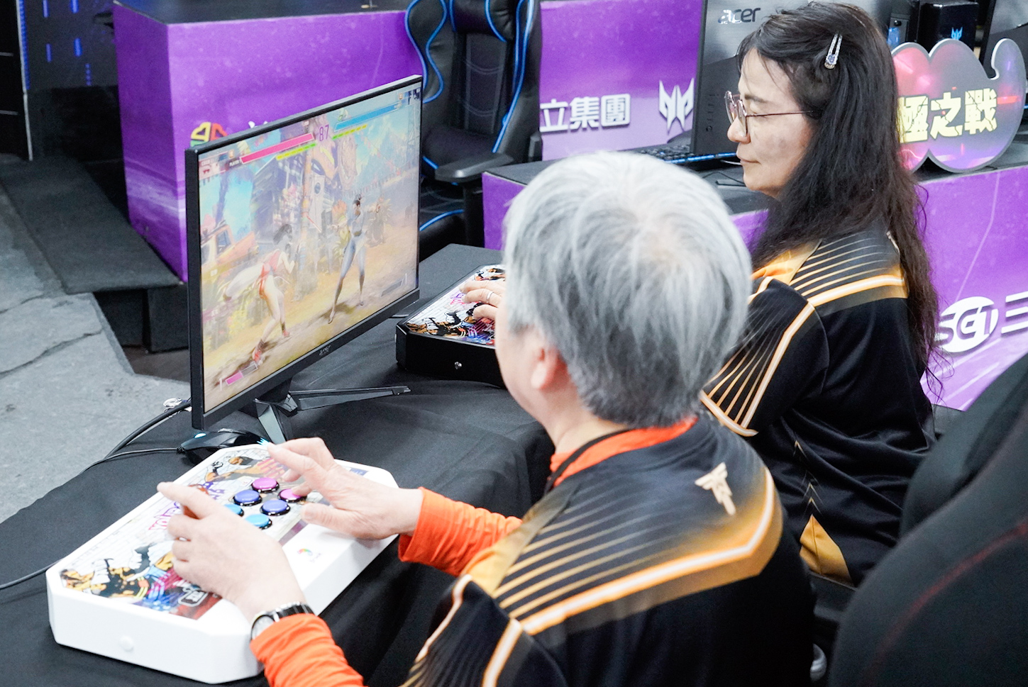 參加《快打旋風6》訓練的長輩，於成果展競賽帶來練習成果