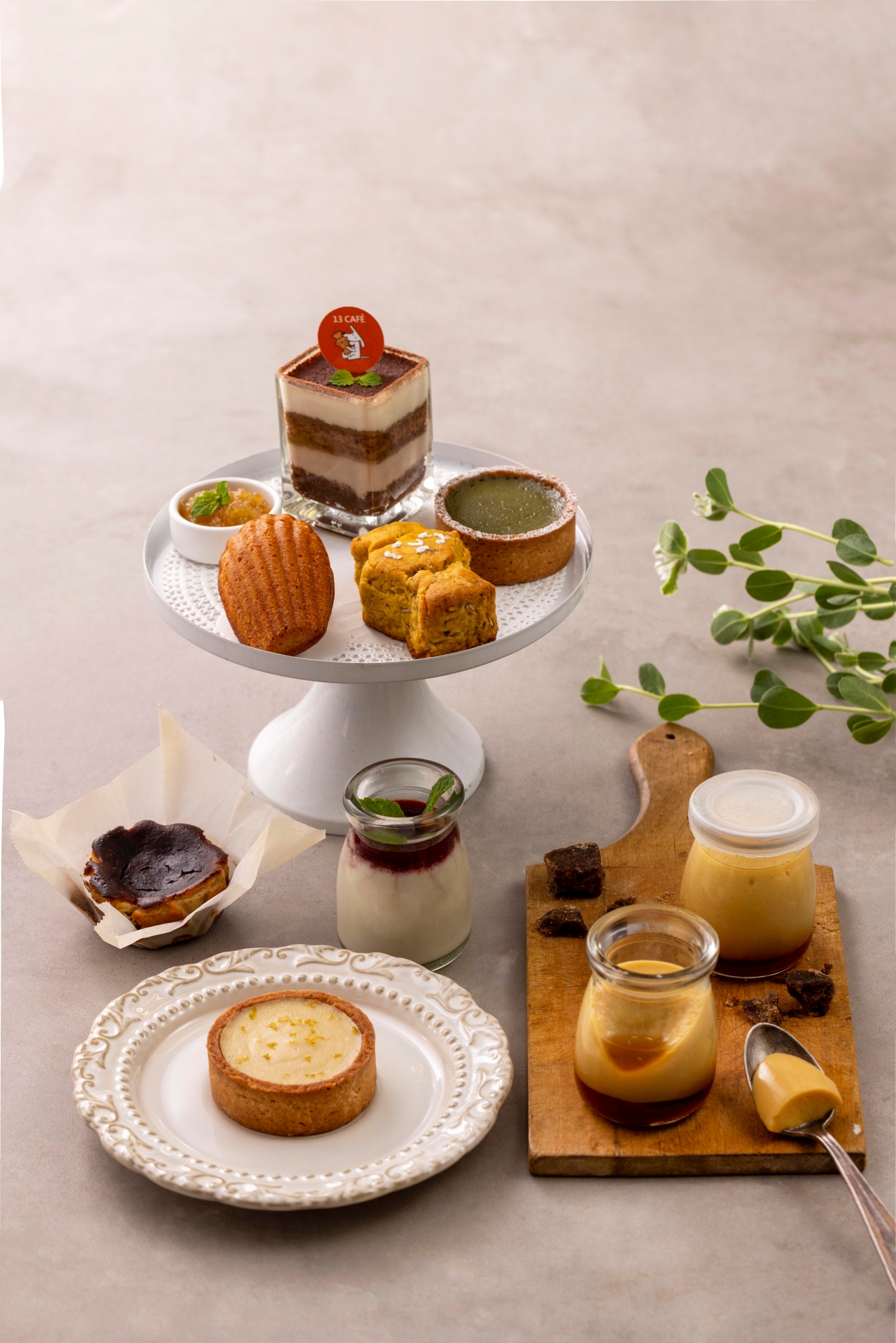 餐點巧妙結合考古意象，讓永續理念從空間蔓延至舌尖。