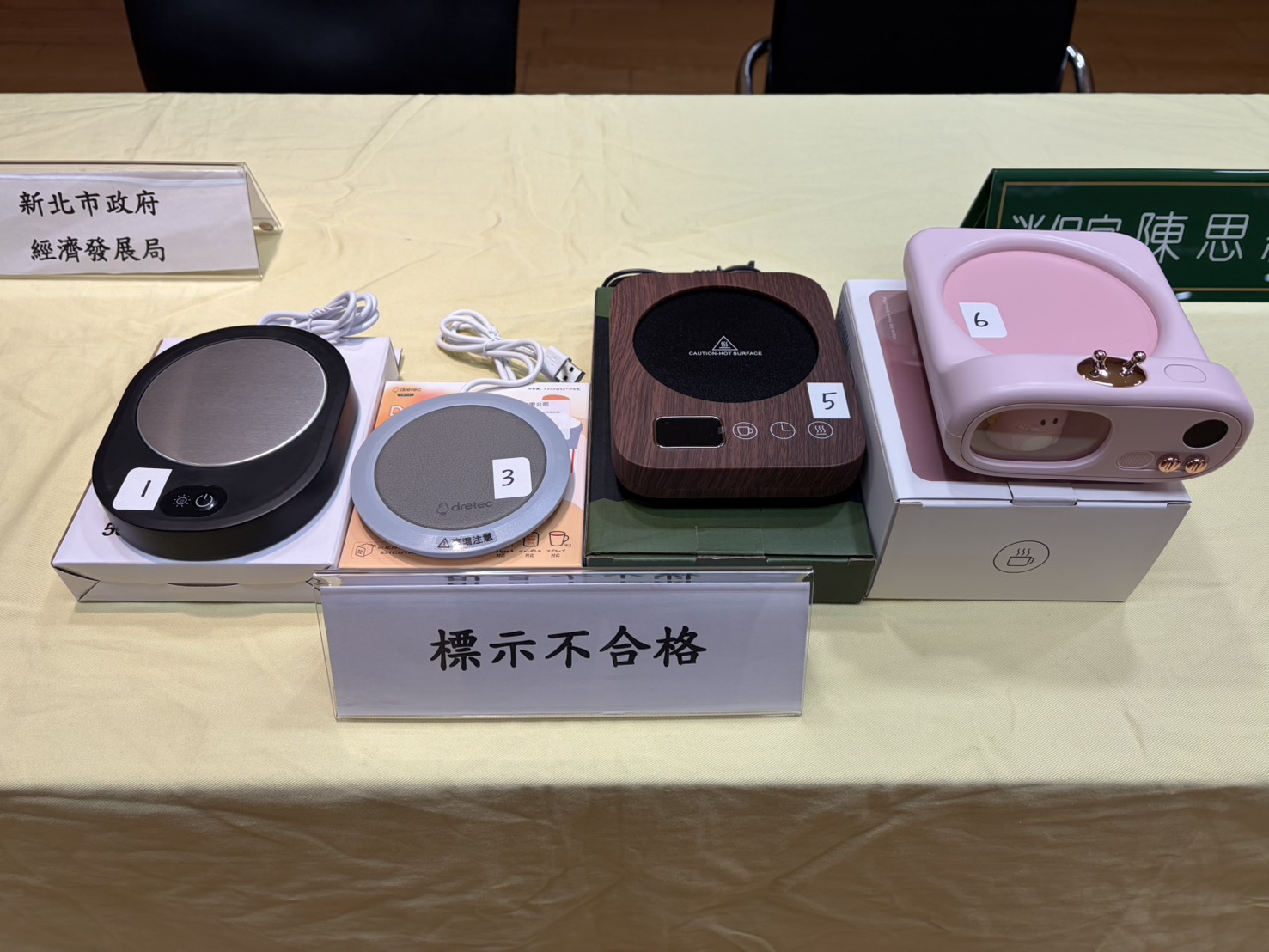 標示不合格商品