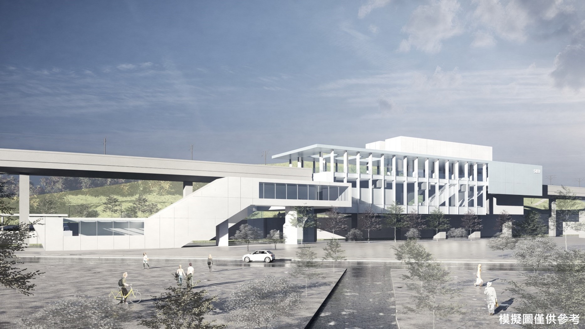 基隆捷運SB19站模擬圖