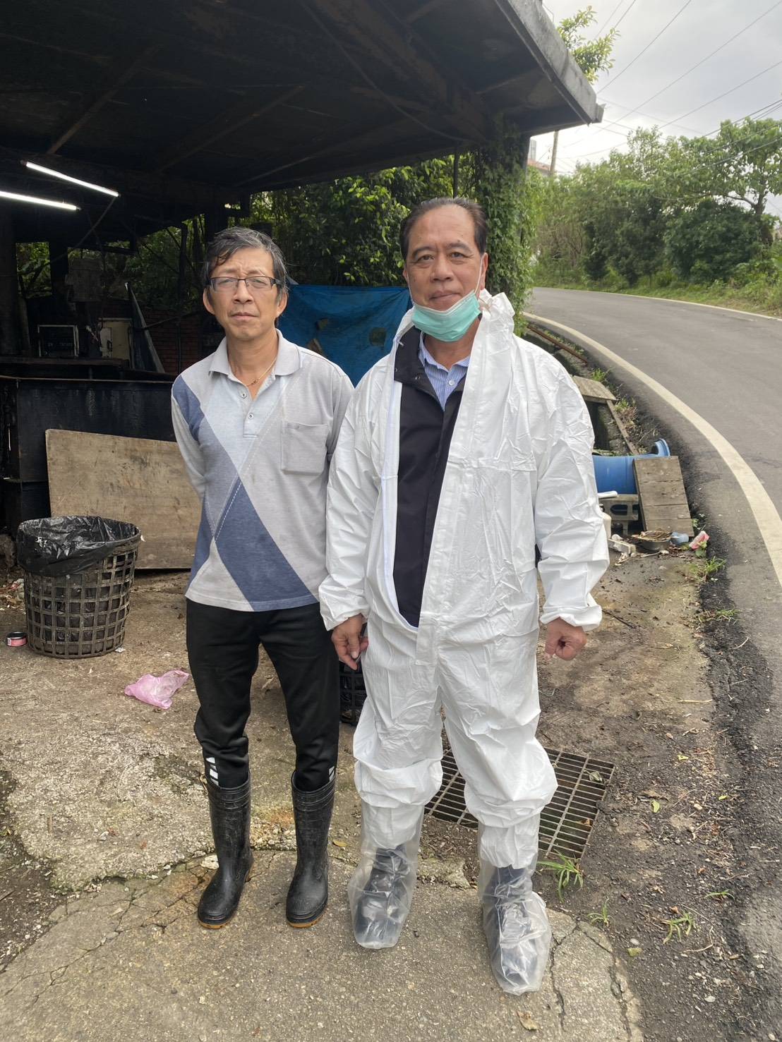  特約獸醫容傳璽協助疫情訪視