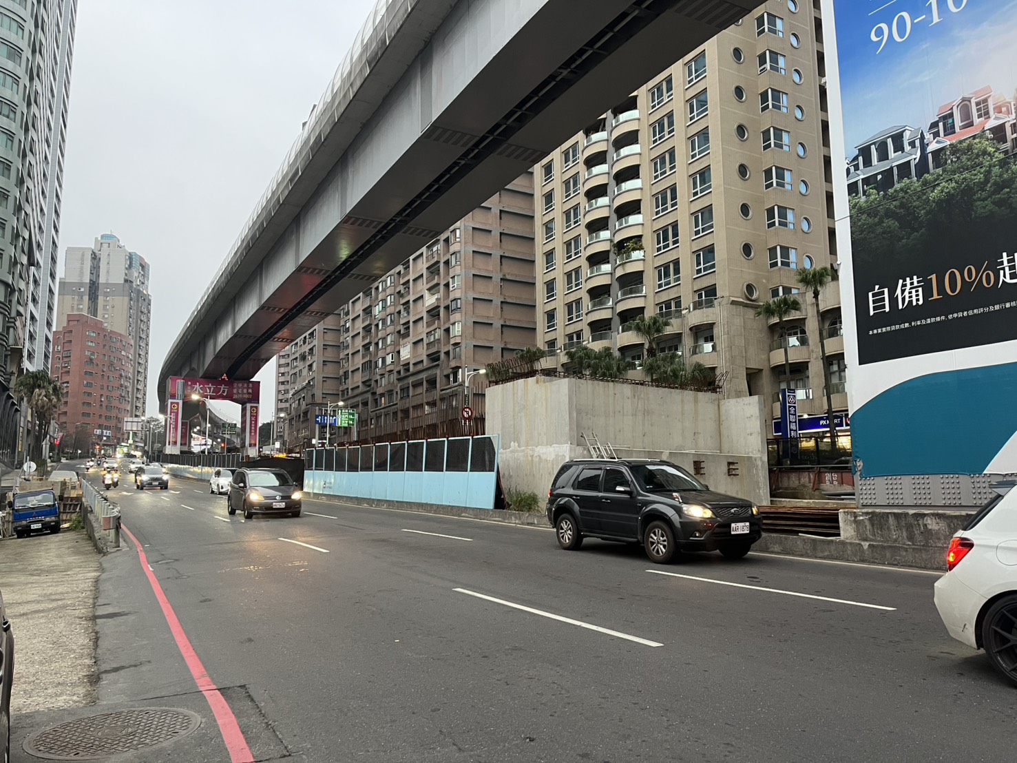 淡金路將於1月8日至3月15日夜間施工，往台北方向請用路人改道行駛坪頂路或中正東路。