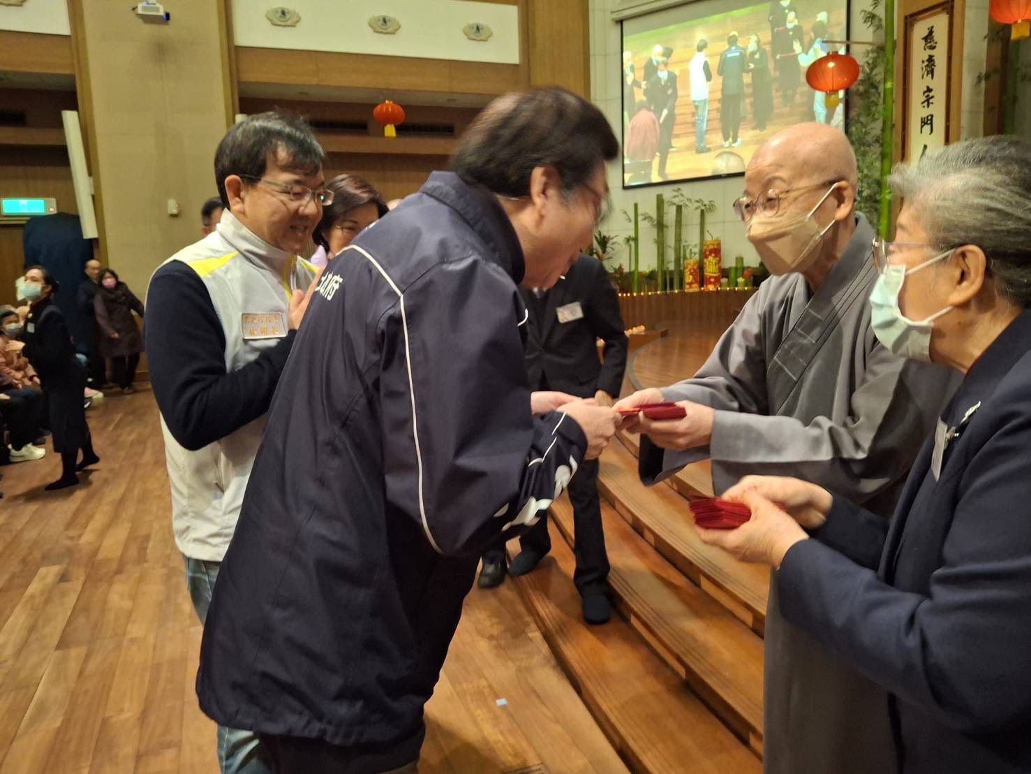 祝福活動現場可領受福慧紅包