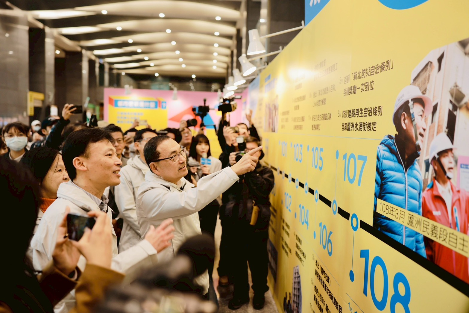 市長侯友宜參觀北門展區