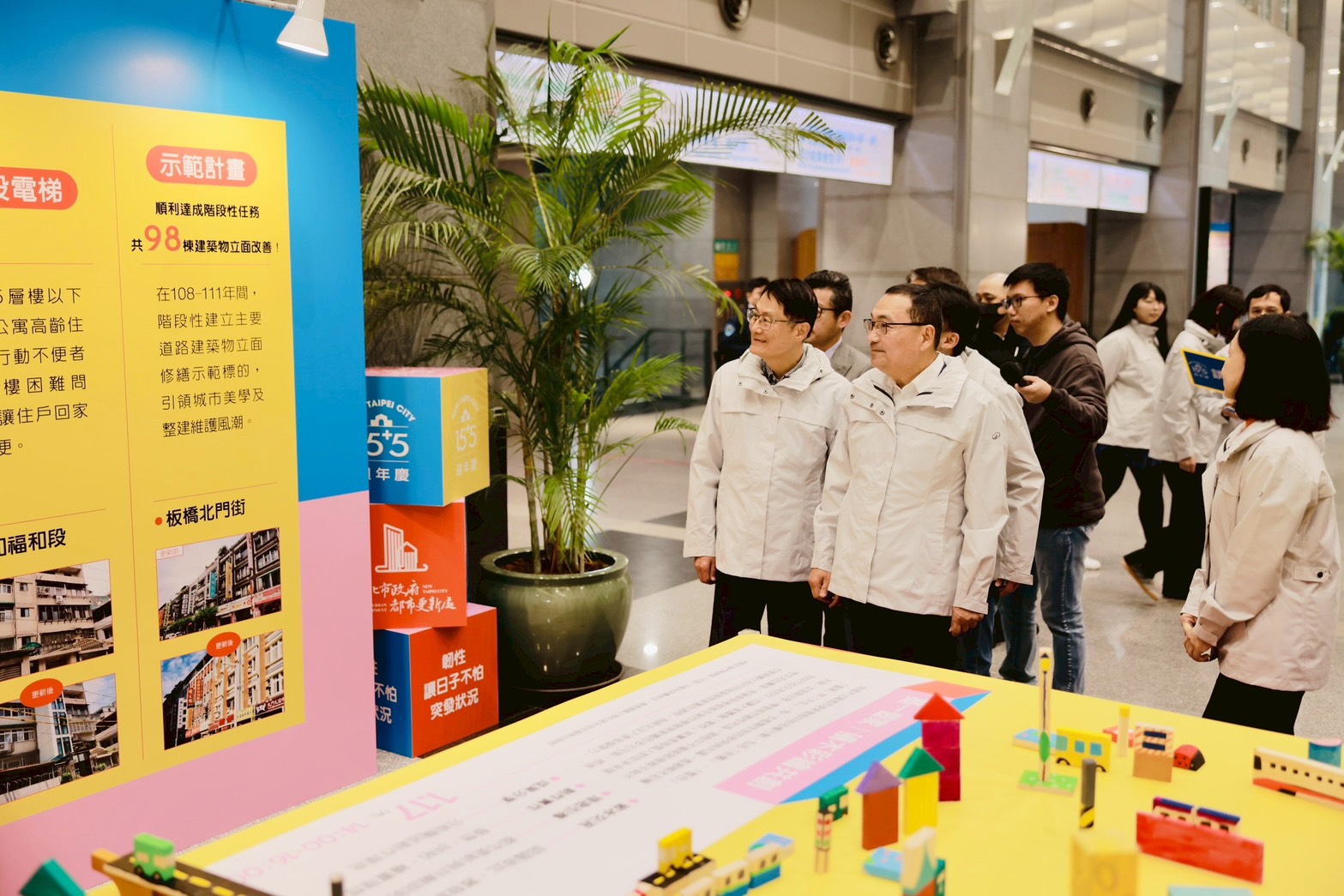 市長侯友宜參觀西門展區