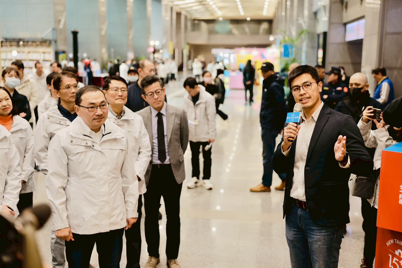 市長侯友宜參觀東門展區