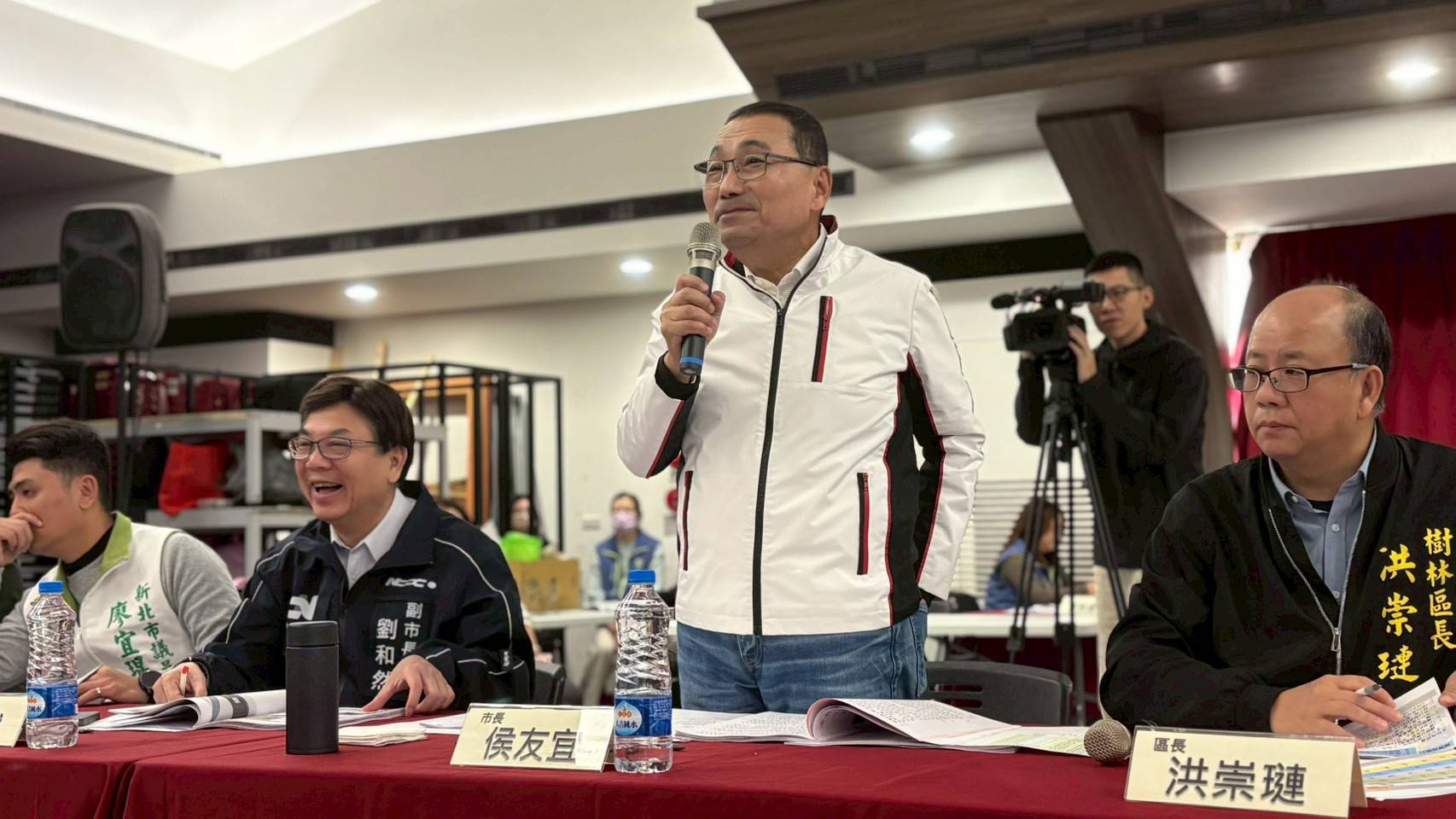 侯友宜市長感謝樹林里長們共同付出為市民服務