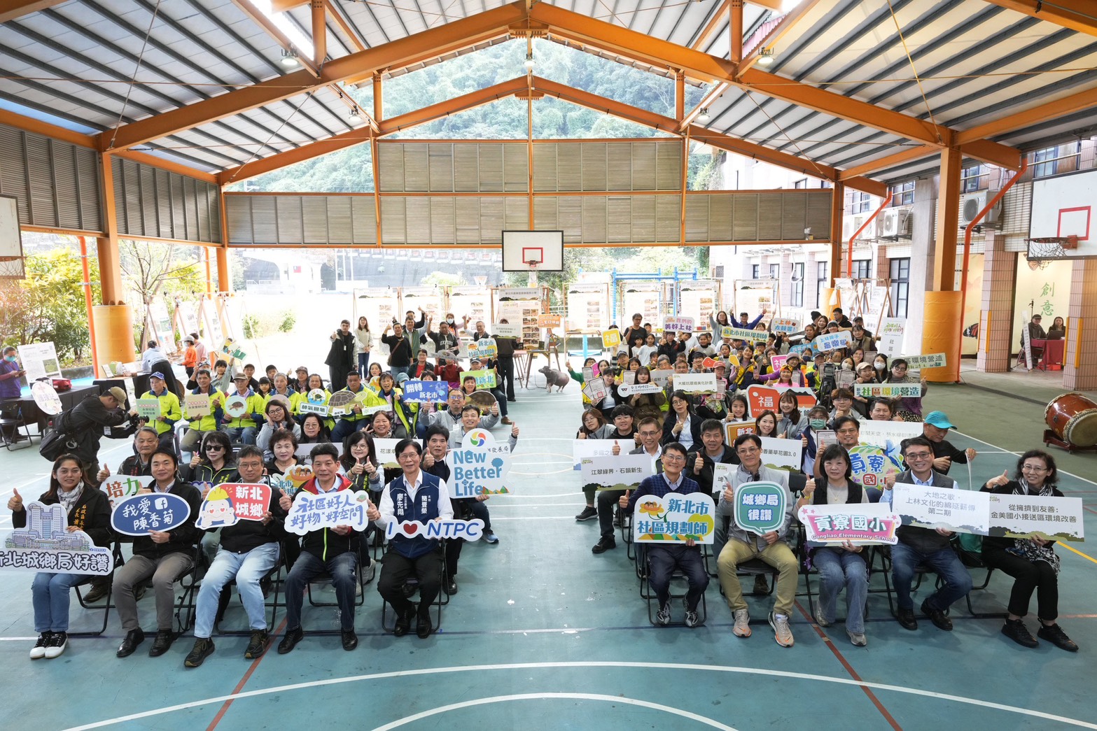 114年度實作社區及培力學員大合影。