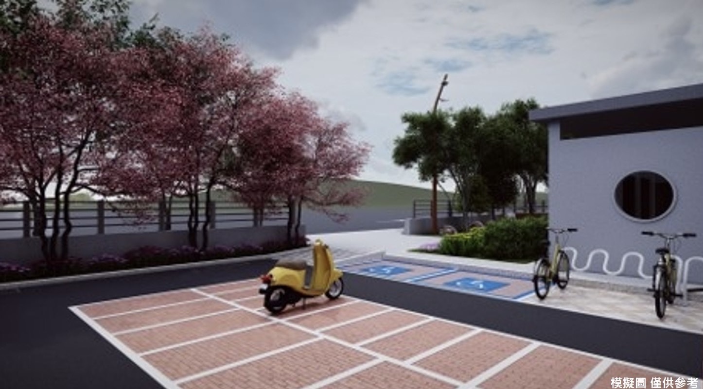 安坑輕軌雙城站停車場模擬圖