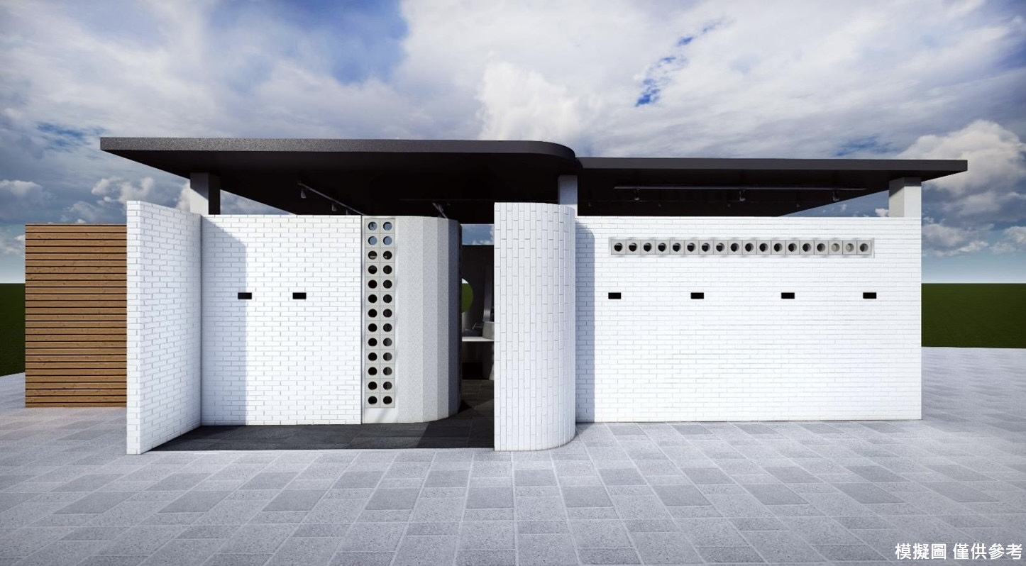 安坑輕軌雙城站廁所模擬圖