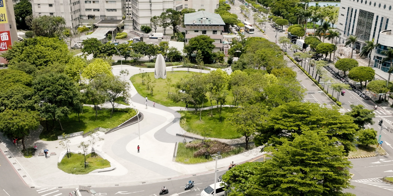 新北三重公共服務園區暨周邊景觀整備工程。