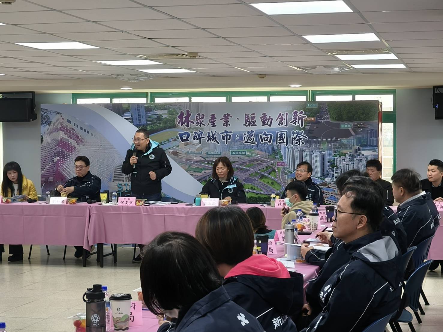 市長侯友宜表示林口區近年人口增長迅速，已成為最宜居的城市指標