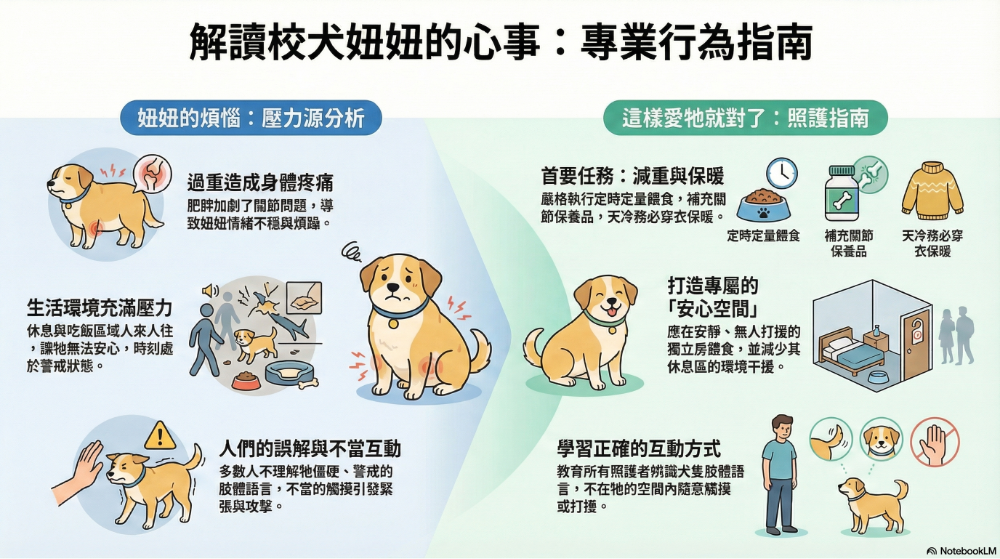  圖解妞妞的壓力源分析及照護指南