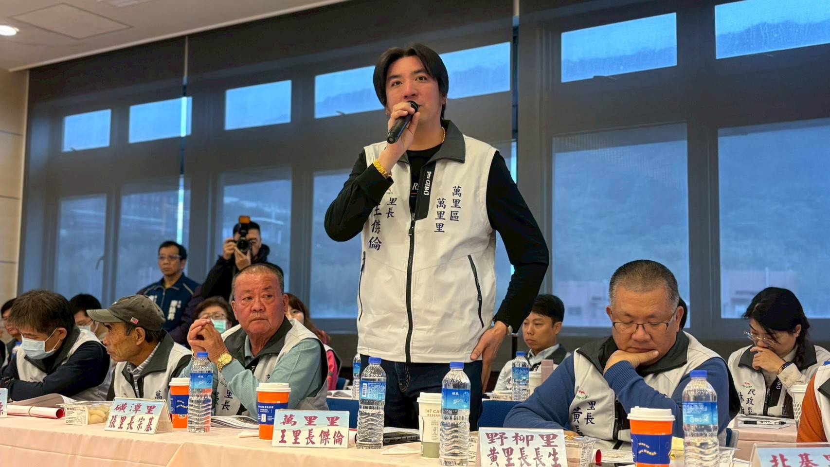 萬里里長王傑倫感謝市府團隊即時配合地方事務。