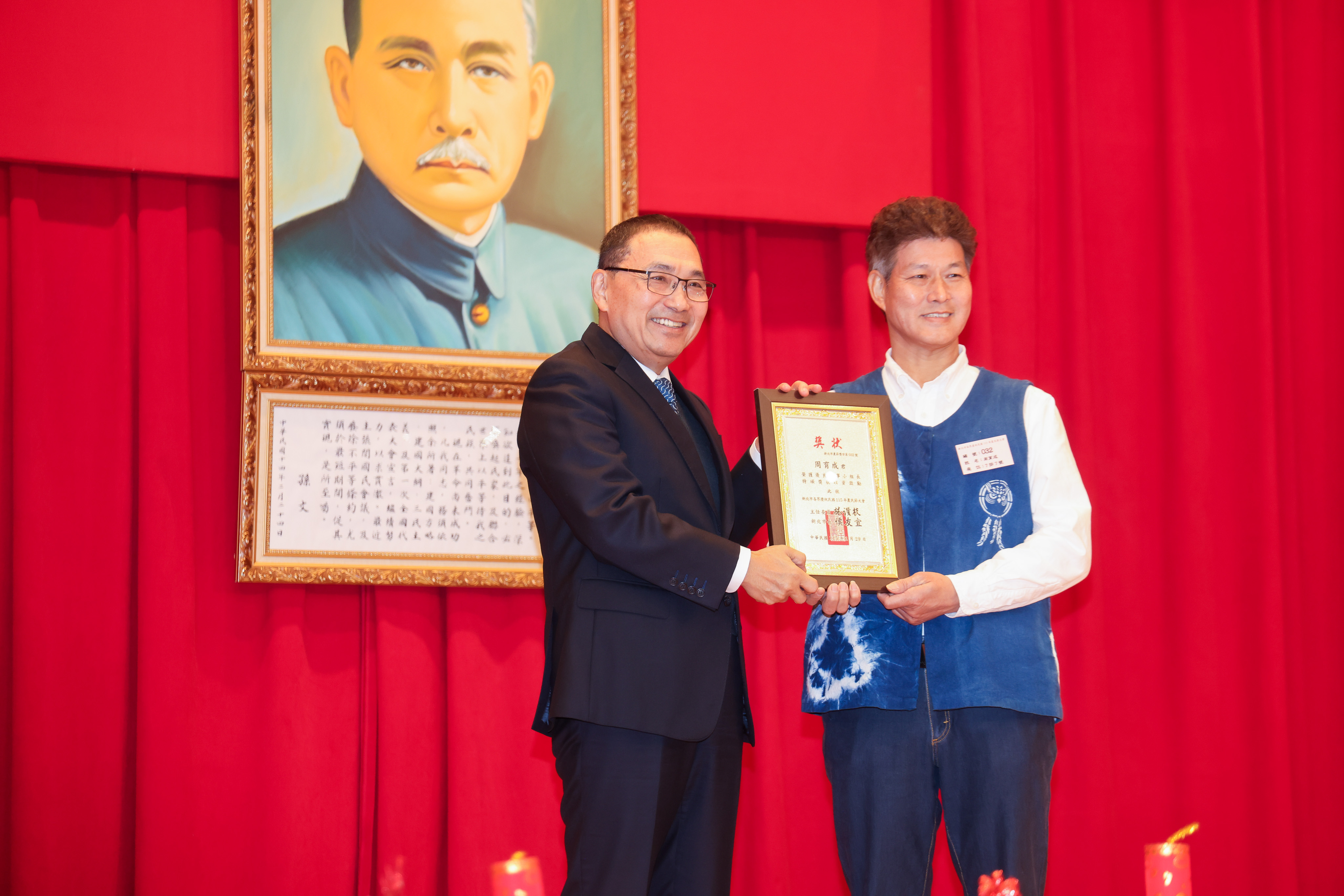 侯友宜也鼓勵農漁民務必做健康檢查，希望大家都能身體健康，持續讓新北農業蓬勃發展。