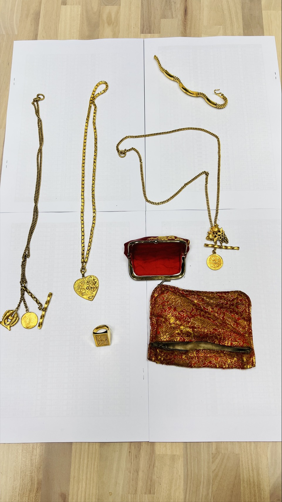 抽屜內貴重財物