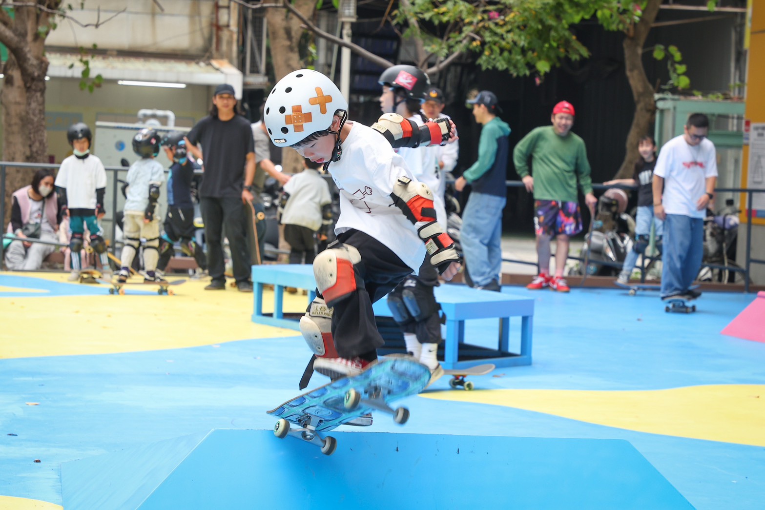 泰山運動中心結合街頭文化元素打造年輕族群喜愛視覺