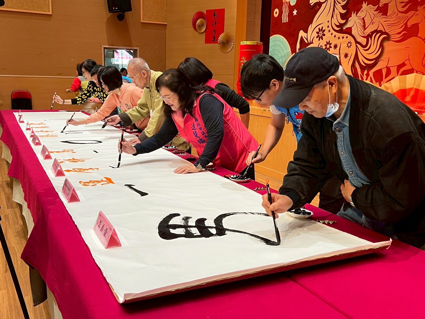 「2026永和區新春揮毫」貴賓開筆