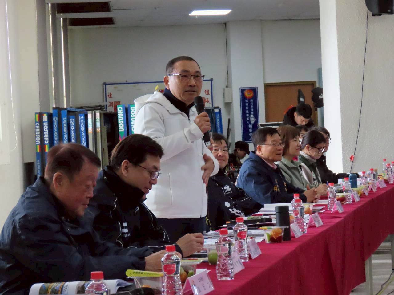 市長侯友宜致詞表示建設不分中央或地方，軌道建設持續做，讓城市改變。