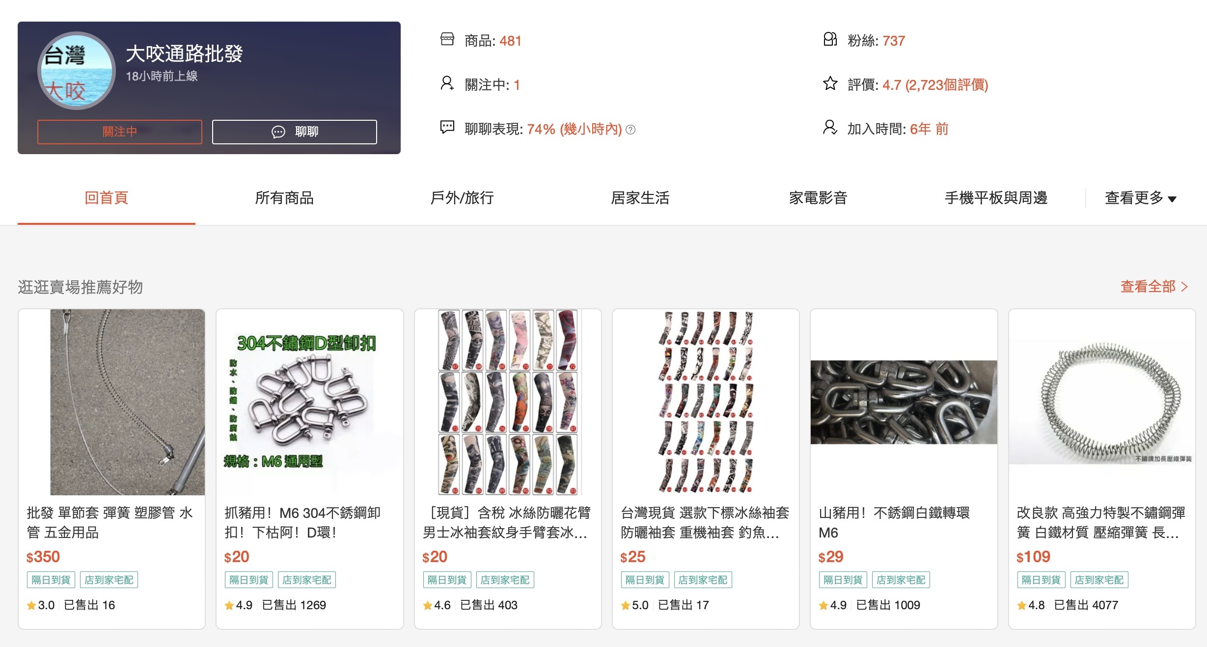  網路販售違規案例2